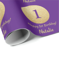 Joyeux 15e anniversaire Parties scintillant violet