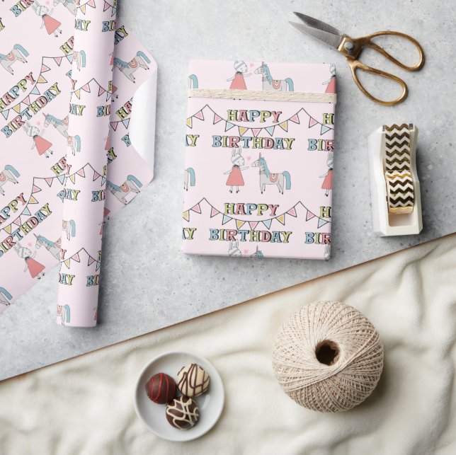 Papier Cadeau Joyeux anniversaire (Artisanat)