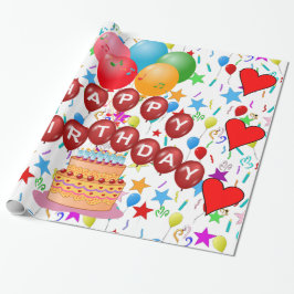 Papier Cadeau Joyeux anniversaire !