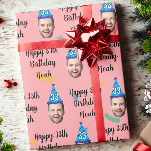Papier cadeau Joyeux Anniversaire, Anniversaire pe