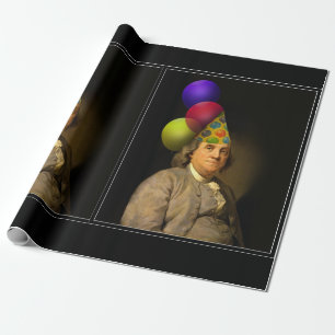 Papier Cadeau Joyeux Anniversaire De Ben Franklin