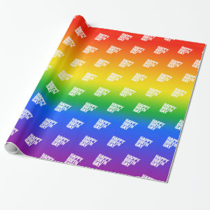 Papier Cadeau Joyeux anniversaire gay