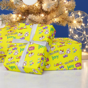 Papier Cadeau Joyeux Anniversaire Joyeux Papier d'enveloppement 