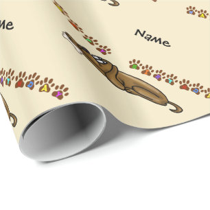 Papier Cadeau Joyeux Anniversaire Mensonge Chien Enveloppe Cadea