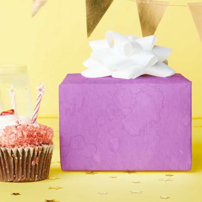 Papier Cadeau Joyeux anniversaire sur Aquarelle rose Abstrait (Fête d'anniversaire)