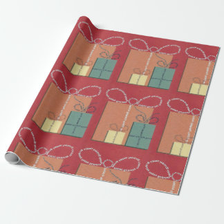 Papier Cadeau Joyeux cadeau BIrthday avec Bow