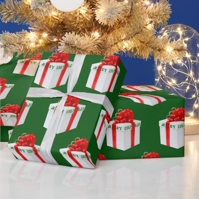 Papier Cadeau Joyeux cadeau de Noël (Vacances)