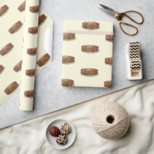 Papier Cadeau Joyeux Jour des Crêpes