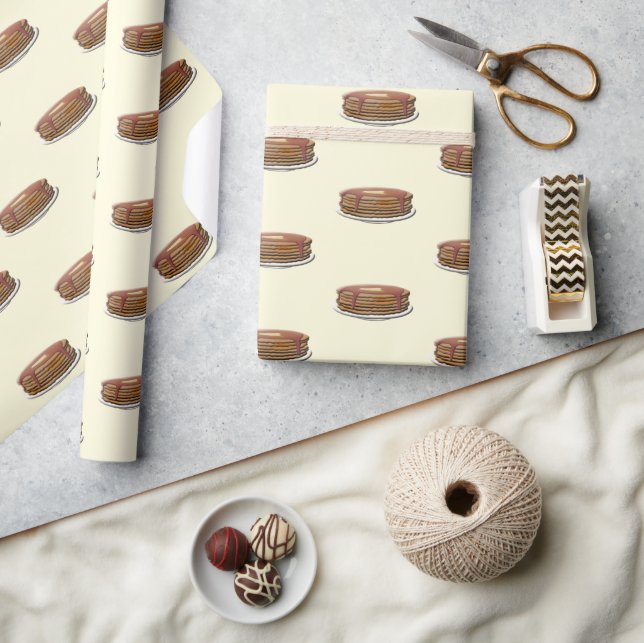 Papier Cadeau Joyeux Jour des Crêpes (Artisanat)