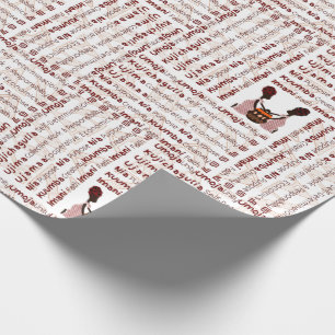 Papier Cadeau Joyeux Kwanzaa