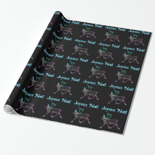 Papier Cadeau Joyeux Noё l - Caribou électrique