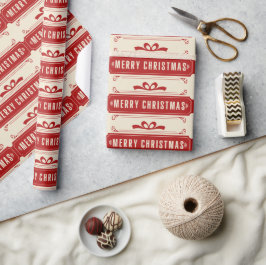 Papier Cadeau Joyeux Noël