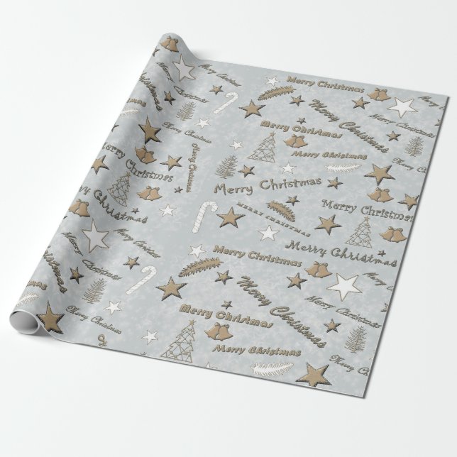 Papier Cadeau Joyeux Noël (Déroulé)