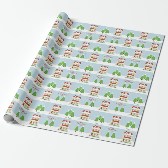 Papier Cadeau Joyeux Noël (Déroulé)