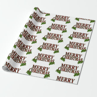 Papier Cadeau Joyeux Noël classique