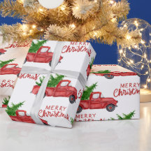 Joyeux Noël de camion rouge