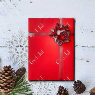Papier Cadeau Joyeux Noël en suédois