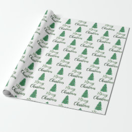 Papier Cadeau Joyeux Noël - ornements de parties scintillant ver
