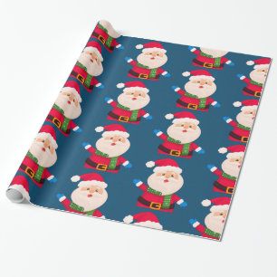 Papier Cadeau Joyeux Noël Père Noël