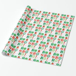 Papier Cadeau Joyeux Noël Père Noël