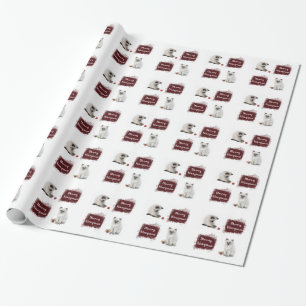 Papier Cadeau Joyeux papier d'emballage de Kittymas