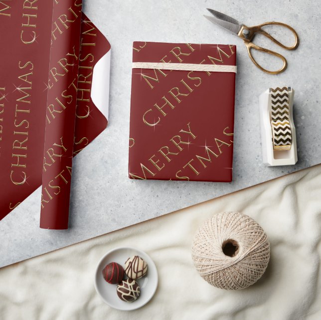 Papier Cadeau Joyeux papier d'emballage de Noël (Artisanat)