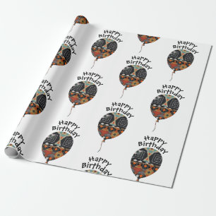 Papier Cadeau Joyeux papier d'enveloppement d'anniversaire