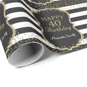 Papier Cadeau Joyeux papier d'enveloppement de la Parties scinti