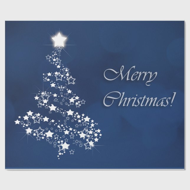 Papier Cadeau Joyeux papier d'enveloppement de Noël (Plat)