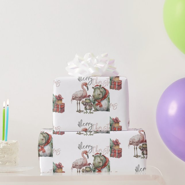 Papier Cadeau Joyeux papier d'enveloppement de Noël (Cadeaux de fête)