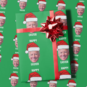 Papier Cadeau Joyeux Pâques Joe Biden 4 juillet