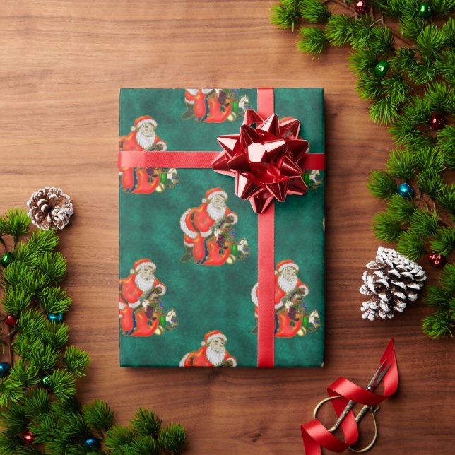 Papier Cadeau Joyeux Père Noël (Cadeau de vacances)