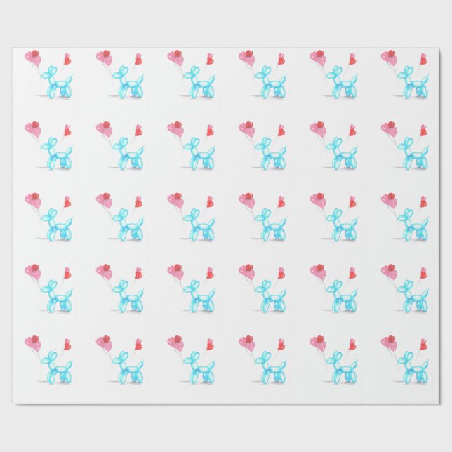 Papier Cadeau Joyeux Saint Valentin Amour (Couture)