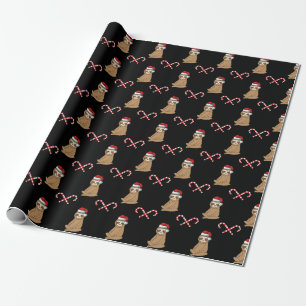Papier Cadeau Joyeux Slothmas   Jote Santa Claus Sloth