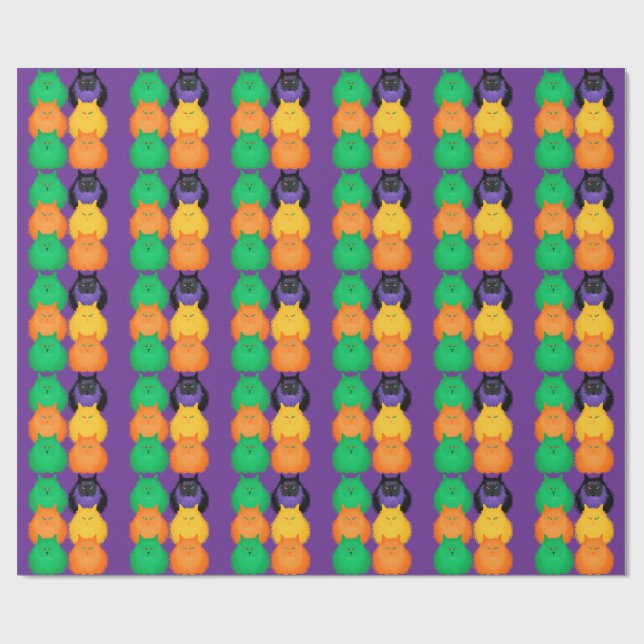 Papier Cadeau Judging Cats (Plat)