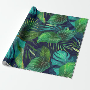 Papier Cadeau Jungle d'Aroids