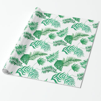Papier Cadeau Jungle légèrement dispersée Fonds
