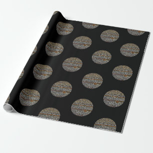 Papier Cadeau Jupiter en points
