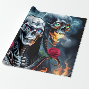 Papier Cadeau Jusqu'à la mort, au-delà de l'éternité.