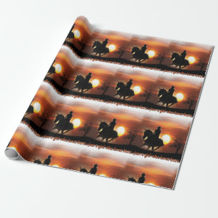 Papier Cadeau juste une fille qui aime les chevaux