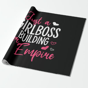 Papier Cadeau Juste une patronne qui construit son empire femmes