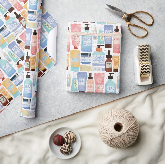 Papier Cadeau K-Beauty (soin de peau coréen) (Artisanat)