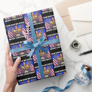 Papier Cadeau Kamala Harris Comment Osons-nous parler Joyeux Noë
