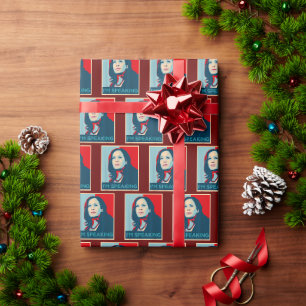 Papier Cadeau Kamala Harris Je parle Kamala Harris Harris
