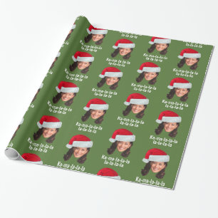 Papier Cadeau Kamala Santa Hat - Biden Harris 2020 vacances amus