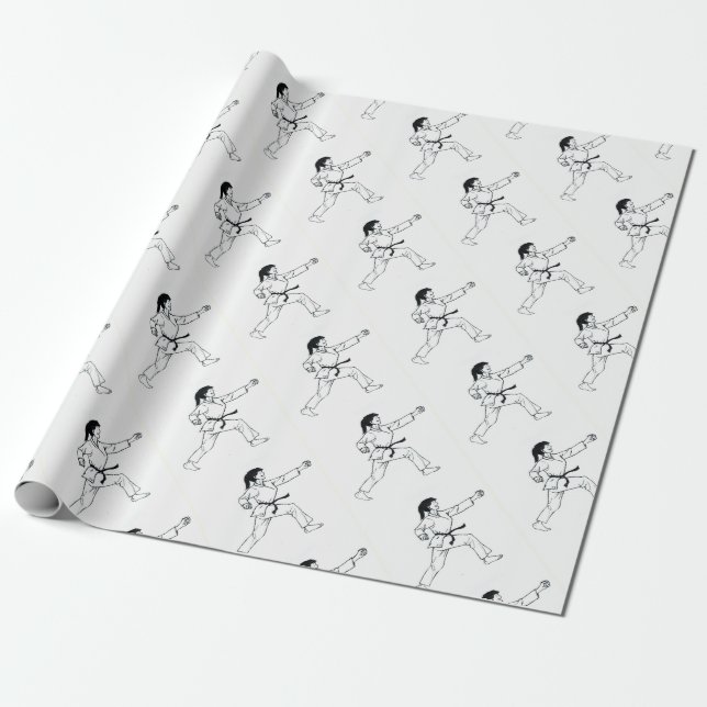 Papier Cadeau Karaté Womyn (Déroulé)