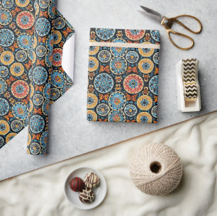 Papier Cadeau Kawung Motif : Le chef-d'oeuvre javanais du Batik 
