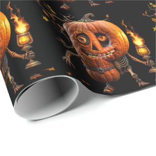 Papier Cadeau Kine de Halloween