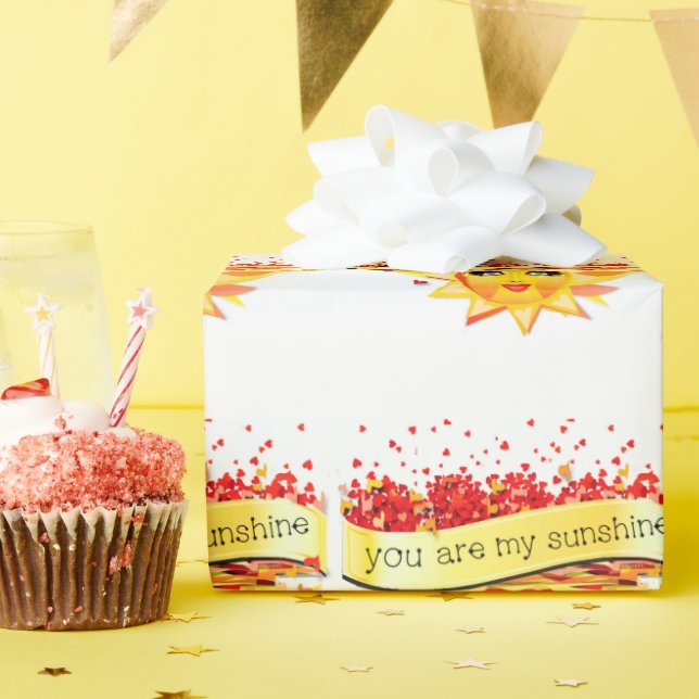 PAPIER CADEAU KISSES DE SOLEIL (Fête d'anniversaire)