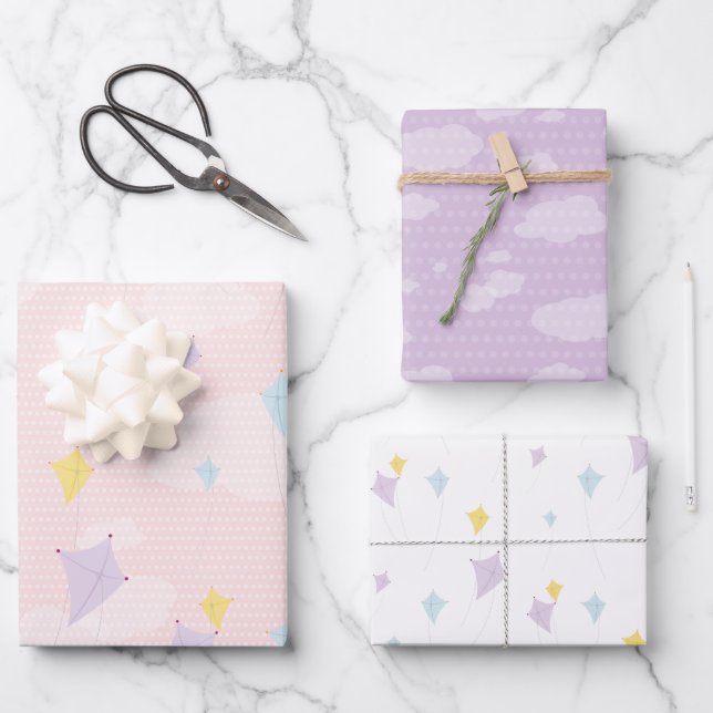 papier cadeau | Kites balnéaires (Recto)